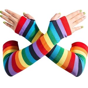 #9- Gloves 2pcs Fashion Arm Warmers Trendy Arm Sleeve